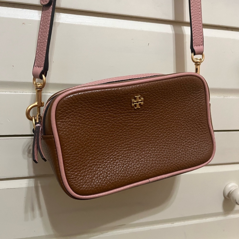 Tory Burch BLAKE-COLOR-BLOCK MINI CAMERA BAG 80122 CORTADO/PINK MOON